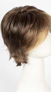 R9F26 MOCHA FOIL | Warm Medium Brown with Medium Golden Blonde Highlights Around the Face