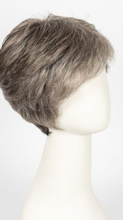 R388G GRADIENT SMOKED WALNUT | Light brown with 80% grey throughout the front, crown & sides, gradually blend into a darker nape with 50% light brown/grey mix