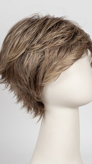 RL12/22SS SHADED CAPPUCCINO | Light Golden Brown Evenly Blended with Cool Platinum Blonde Highlights and Dark Roots