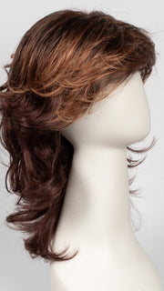 R3329S GLAZED AUBURN |  Rich Dark Reddish Brown With Pale Peach Blonde Highlights