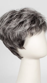 SALT/PEPPER ROOTED | Light Natural Brown with 75% Gray, Medium Brown with 70% Gray and Pure White Blend