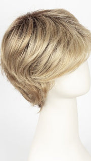 CARAMEL ROOTED | Medium Gold Blonde and Light Gold Blonde Blend with Light Brown Roots