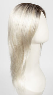 LIGHT CHAMPAGNE ROOTED | Pearl Platinum and Light Golden Blonde Blend with Medium Brown Roots