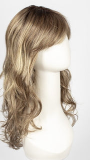 BERNSTEIN ROOTED | Light Brown base with subtle Light Honey Blonde and Light Butterscotch Blonde highlights and Dark Roots