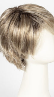 CHAMPAGNE ROOTED | Light Beige Blonde,  Medium Honey Blonde, and Platinum Blonde blend with Dark Roots