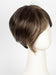 COFFEE BROWN LIGHTED | Medium to Dark Brown base with Honey Blonde highlights on the top only, darker nape