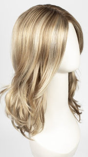 12FS12 MALIBU BLONDE | LIght Gold Brown, Light Natural Gold Blonde, Pale Natural Gold-Blonde Blend, Shaded with Light Gold Brown