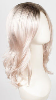 FS60/PKS18 FROST | Pure White with Pink Blended. Shaded with Dark Natural Ash Blonde