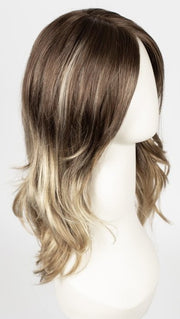 S8-18/26RO FAWN | Medium Brown roots to midlength, Dark Natural Ash Blonde & Medium Red-Gold Blonde Blend midlength to ends