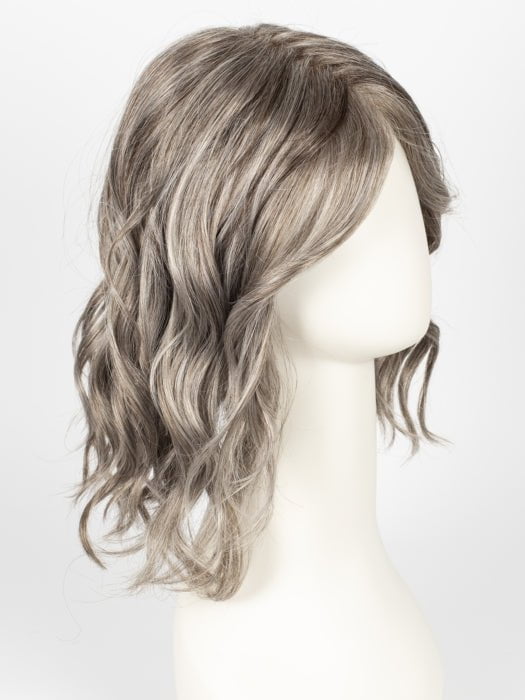 39F38 ROASTED CHESTNUT | Light Natural Ash Brown with 75% Grey Front, graduating to Medium Brown with 35% Grey Nape