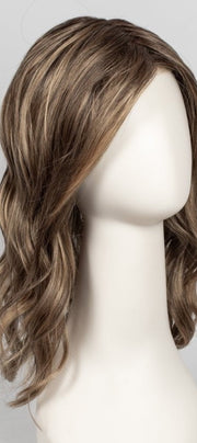 24BT18S8 SHADED MOCHA | Medium Natural Ash Blonde & Light Natural Gold Blonde Blend, Shaded with Medium Brown