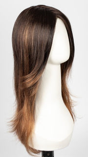 S4-28/32RO SUNRISE | Dark Brown roots to midlength, Light Natural Red Blonde with Medium Natural Red midlength to ends