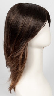 S6-30A27RO AUTUMN | Brown roots to midlength, Medium Natural Red & Medium Red-Gold Blonde Blend midlength to ends