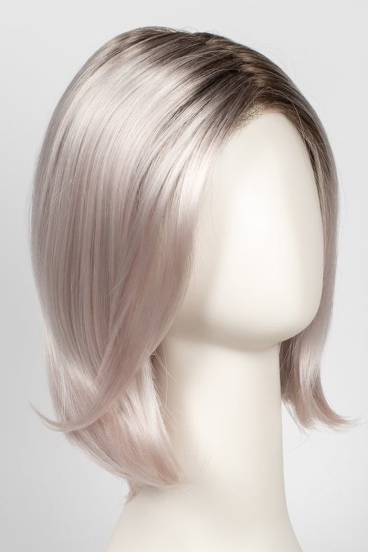 FS60/PKS18 FROST | Pure White with Pink Blended. Shaded with Dark Natural Ash Blonde