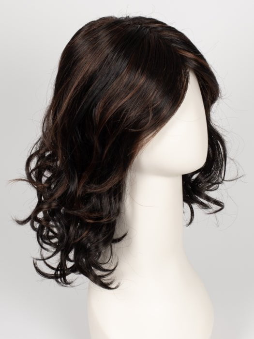 1BRH30 DARK CHOCOLATE CHERRY GANACHE | Soft Black with 33% Gold-Red Highlights
