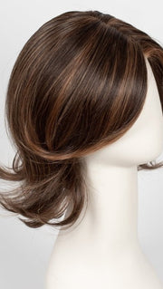 6F27 CARAMEL RIBBON | Brown with Light Red-Gold Blonde Highlights & Tips