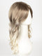S18-60/102RO SOLSTICE | Dark Natural Ash Blonde roots to midlength, pure white with Pale Platinum Blonde midlength to ends