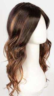 S4-28/32RO SUNRISE | Dark Brown roots to midlength, Light Natural Red Blonde with Medium Natural Red midlength to ends