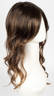 S6-30A27RO AUTUMN | Brown roots to midlength, Medium Natural Red & Medium Red-Gold Blonde Blend midlength to ends