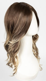 S8-18/26RO FAWN | Medium Brown roots to midlength, Dark Natural Ash Blonde & Medium Red-Gold Blonde Blend midlength to ends