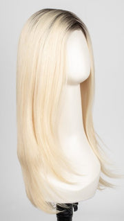 613/102S8 SHADED LEMON MACARON | Pale Natural Gold Blonde & Pale Platinum Blonde Blend, Shaded with Medium Brown