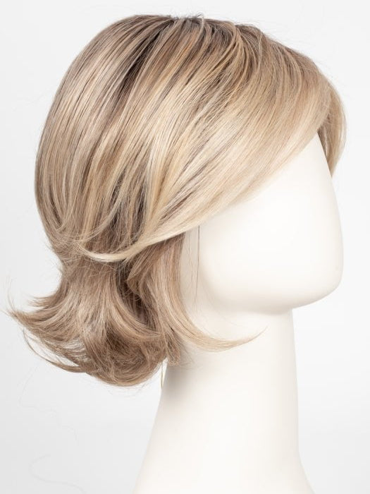 12FS8 SHADED PRALINE | Light Gold Brown, Light Natural Gold Blonde & Pale Natural Gold-Blonde Blend, Shaded with Medium Brown