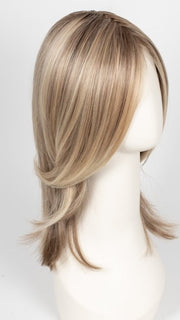 12FS12 MALIBU BLONDE | LIght Gold Brown, Light Natural Gold Blonde, Pale Natural Gold-Blonde Blend, Shaded with Light Gold Brown