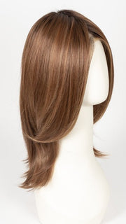 30A27S4 SHADED PEACH | Medium Red & Medium Red-Gold Blend, Shaded with Dark Gold Brown Roots