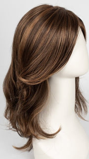 6F27 CARAMEL RIBBON | Brown with Light Red-Gold Blonde Highlights & Tips