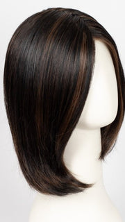 1BRH30 DARK CHOCOLATE CHERRY GANACHE | Soft Black with 33% Medium Natural Red Highlights