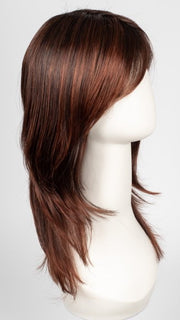 131T4S4 SHADED BERRY | Dark Brown & Medium Red Blend with Medium Red Tips, Shaded with Dark Brown