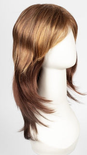 32BF CHERRY ALMOND TART | Medium Natural Red Base with Medium Red-Gold Blonde Tips, Dark/Medium Red Nape