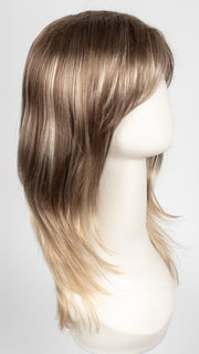 S14-26/88RO SUNSHINE | Medium Natural-Ash Blonde & Medium Red-Gold Blonde Blend roots to midlength, Light Natural Gold Blonde Blend midlength to ends