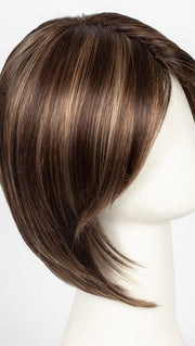 AUBURN SUGAR-R | Rooted Dark Auburn with Medium Auburn Base with Dark Strawberry Blonde Highlights