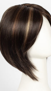 COFFEE LATTE | Dark Brown with  Evenly Blended Honey Brown Highlights