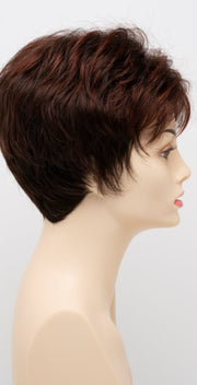 CHOCOLATE CHERRY | Dark Brown roots with overall Medium Brown base with Deep Red highlights
