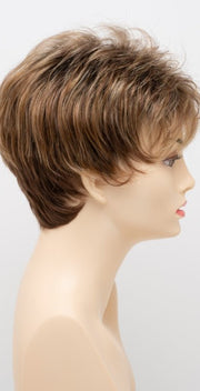 GOLDEN NUTMEG | Medium Brown roots with overall Warm Cinnamon base and Golden Blonde highlights