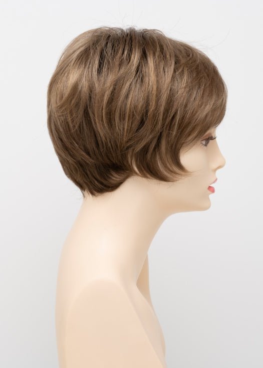 TOASTED SESAME | Medium Brown roots with overall Warm Cinnamon base and Golden Blonde highlights