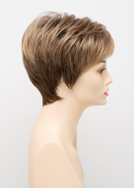 TOASTED SESAME | Medium Brown roots with overall Warm Cinnamon base and Golden Blonde highlights