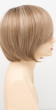 SPARKLING CHAMPAGNE | Medium Brown roots with overall Strawberry Blonde base and soft Golden Blonde highlights