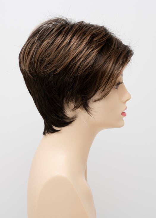 AMARETTO CREAM | Dark Brown roots with overall Medium Brown base with Honey Blonde highlights
