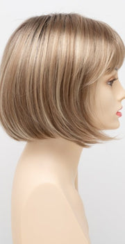 SPARKLING CHAMPAGNE | Medium Brown roots with overall Strawberry Blonde base and soft Golden Blonde highlights
