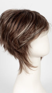 ALMOND SPICE | Rooted Dark Brown with Medium Brown Base with Honey and Platinum Blonde Highlights