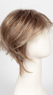 NUTMEG F | Medium Blonde and Honey Brown Base Frosted with Platinum Blonde Highlights