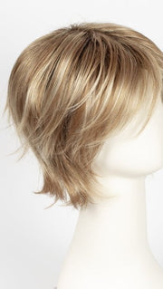 NUTMEG F | Medium Blonde and Honey Brown Base Frosted with Platinum Blonde Highlights