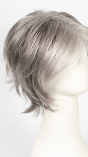 SILVER STONE | Silver Medium Brown blend that transitions to more Silver then Medium Brown then to Silver Bangs