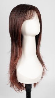 BURGUNDY ROSA | Darkest Brown with Burgundy tips