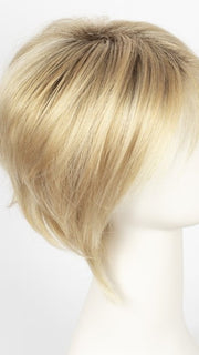 SANDALWOOD H | Rooted Dark with Dark Gold Blonde with Platinum Blonde highlights
