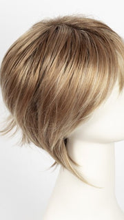 NUTMEG F | Medium Blonde and Honey Brown Base Frosted with Platinum Blonde Highlights