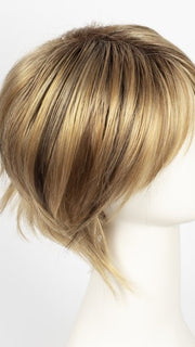BUTTER PECAN-R | Dark Blonde with Light Golden Blonde Base Evenly Blended with Brown and Medium Auburn with Dark Brown roots